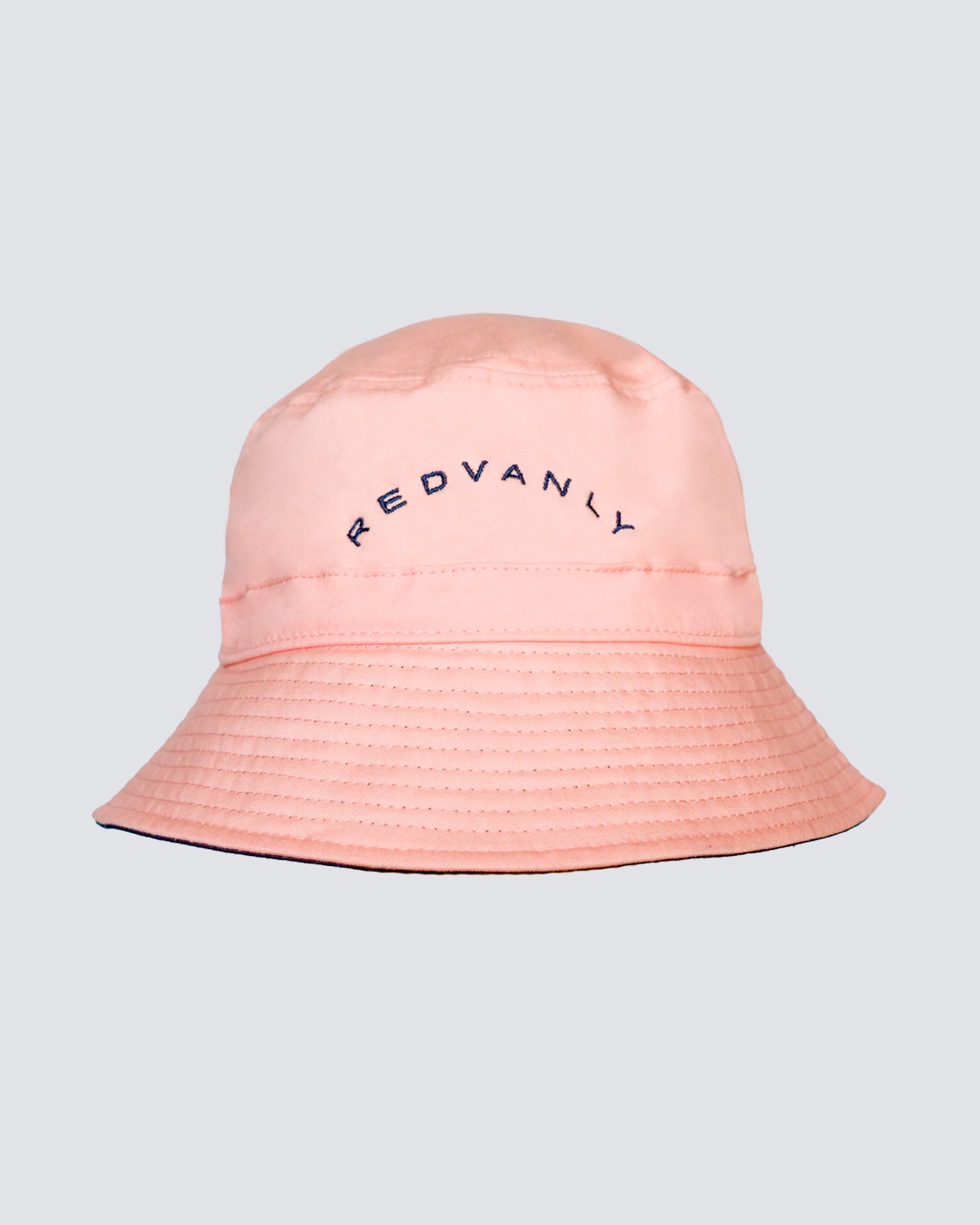 Arched Text Bucket Hat in Pink