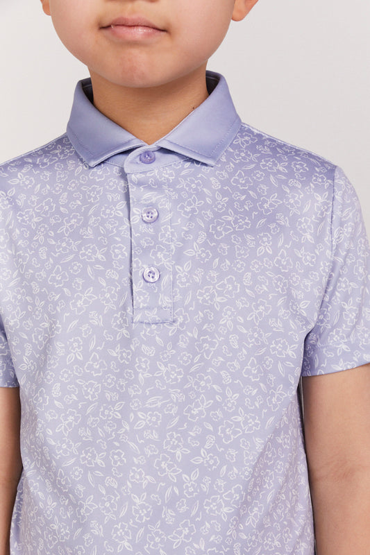 Boys Bendall Polo in Baby Lavender