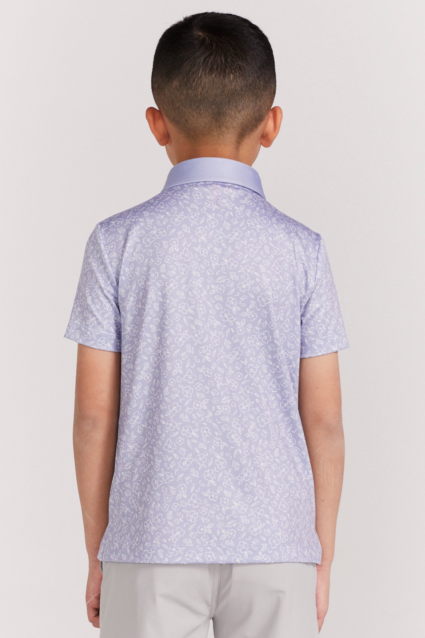 Boys Bendall Polo in Baby Lavender