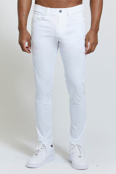 Kent Pull-On Trouser in Bright White