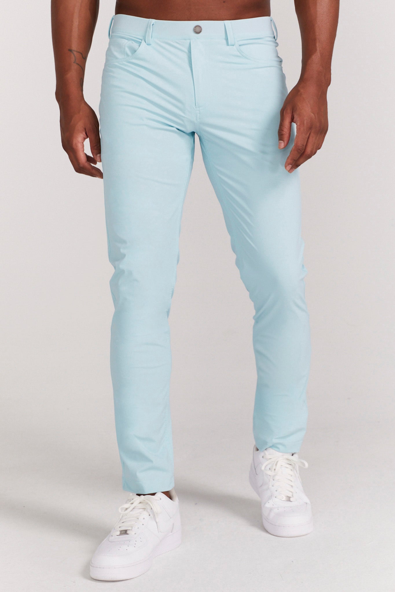 Kent Pull-On Trouser in Canal Blue