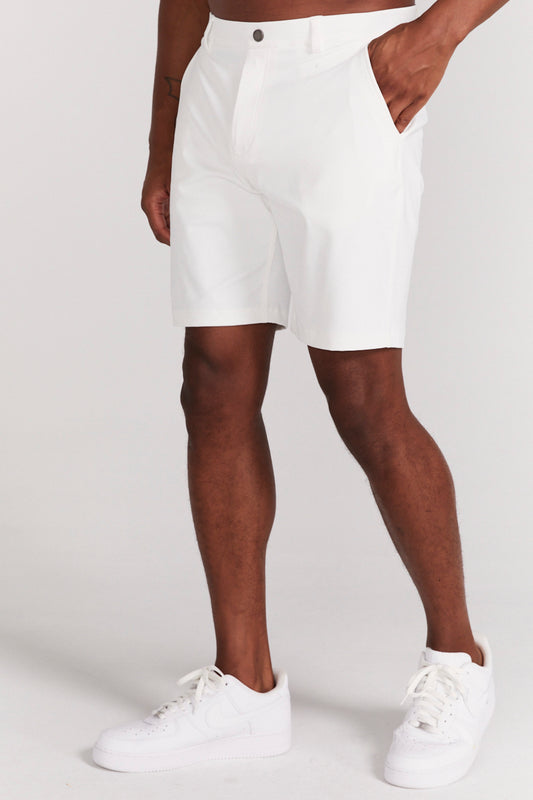 Varick Pull-On Short in Bright White