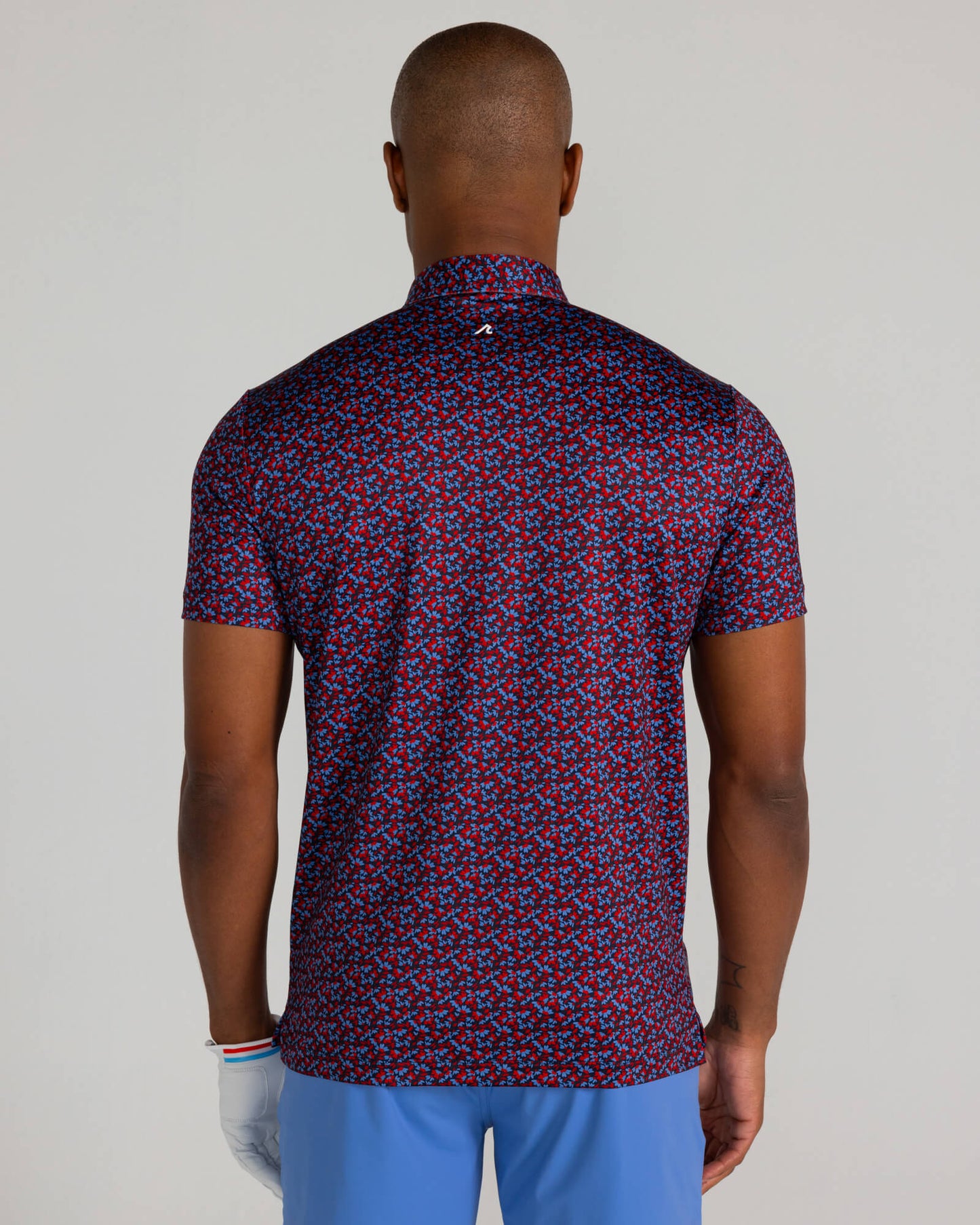 Vernon Polo in Midnight Navy/Crimson Multi