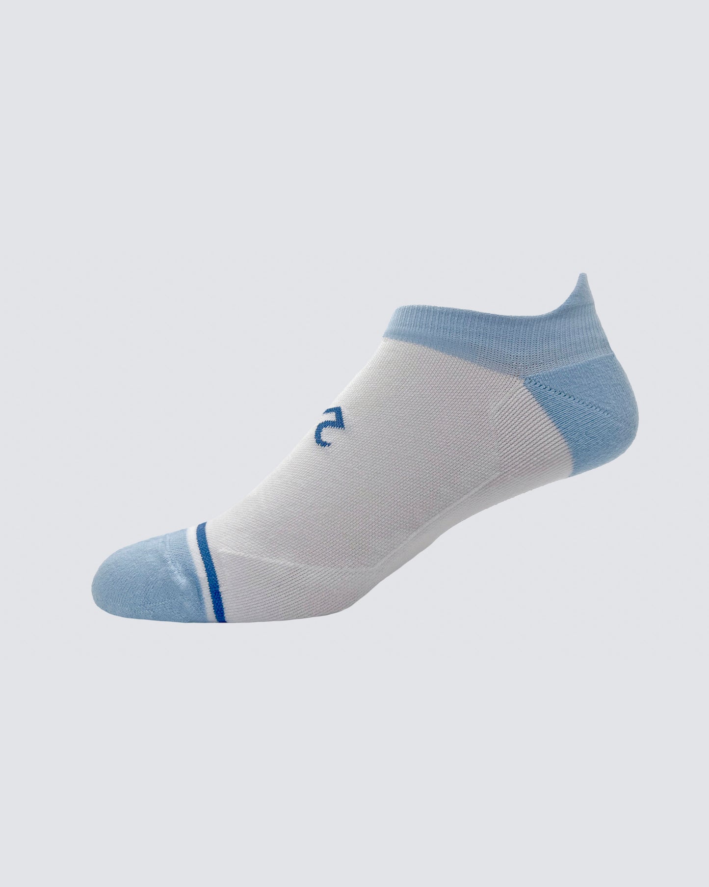 Baltic Socks in White/Light Blue
