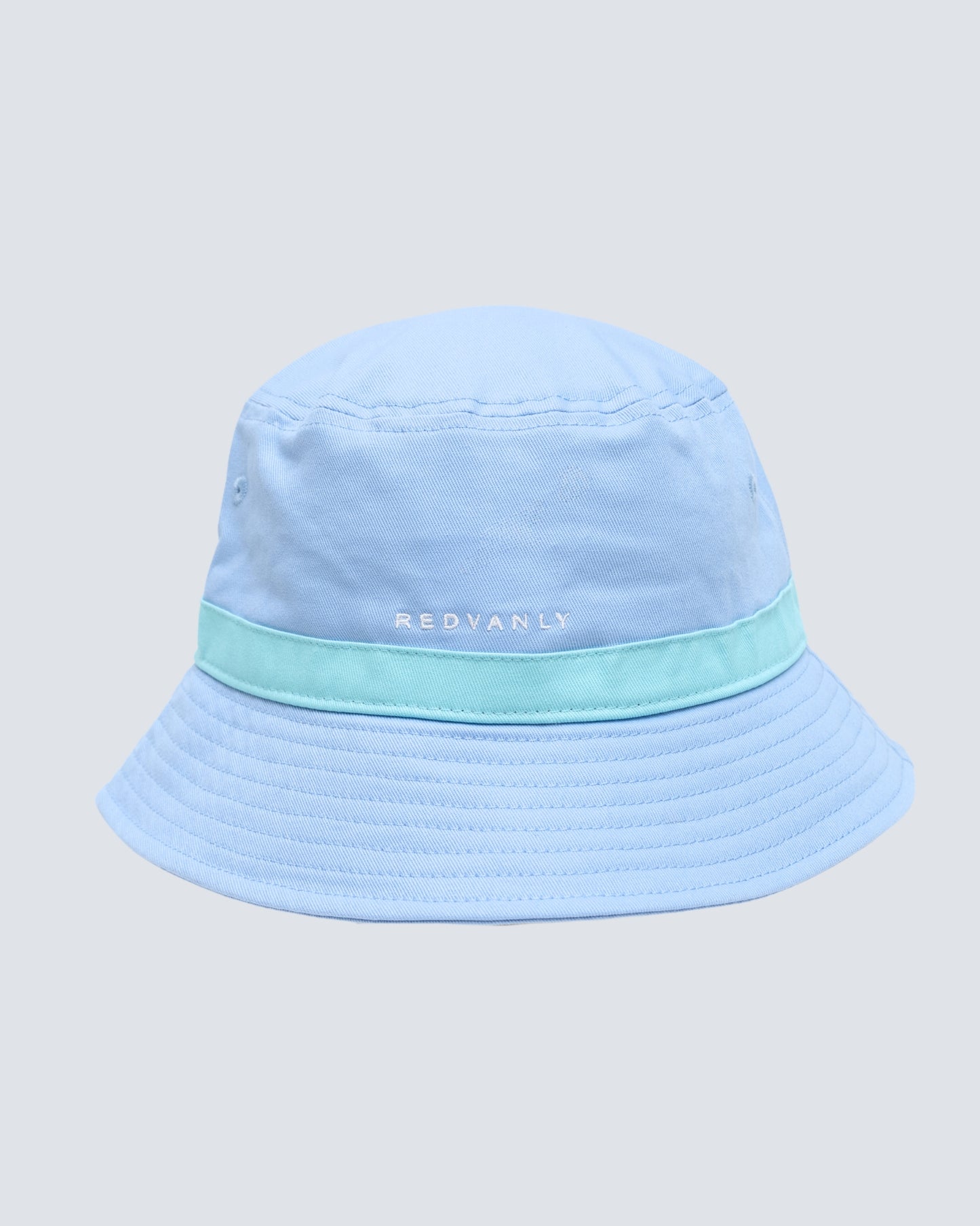 Double R Bucket Hat in Blue Lavender/Turquoise