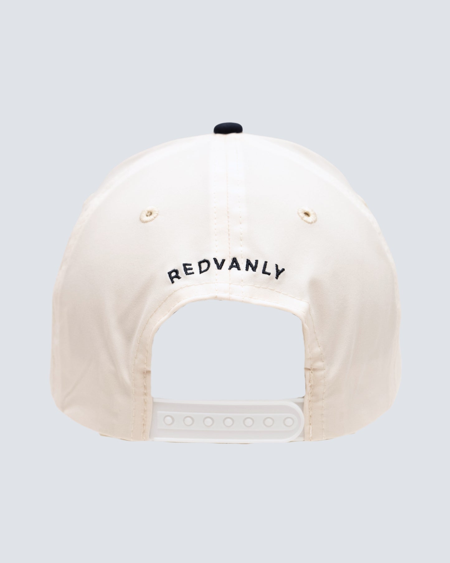 Hustler 5 Panel Hat in Beige/Navy