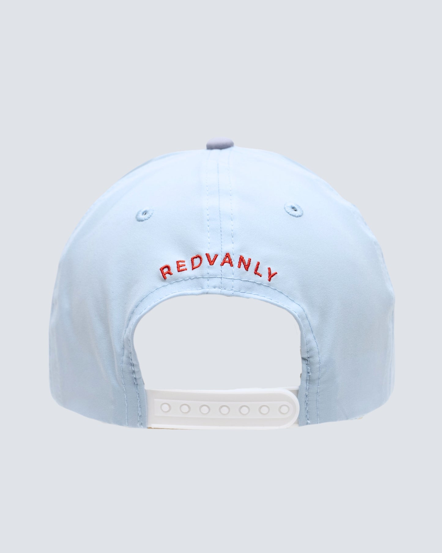 Flagship Store 5 Panel Hat in Sky Blue/Red