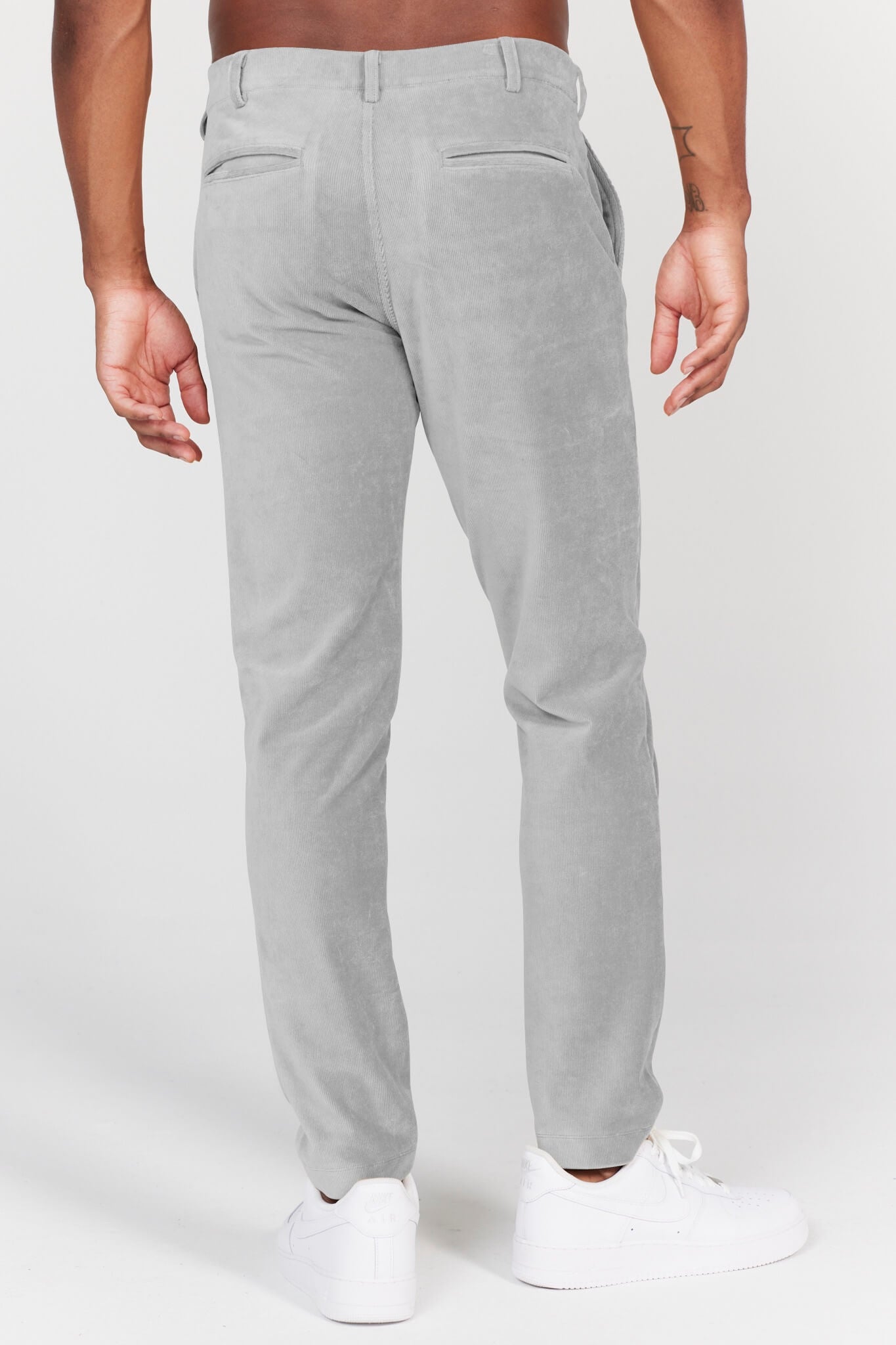Collins Pull-On Corduroy Trouser in Micro Chip