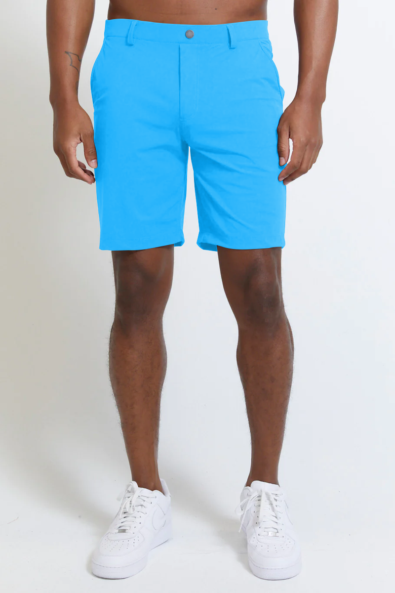 Hanover Pull-On Short in Ibiza Blue