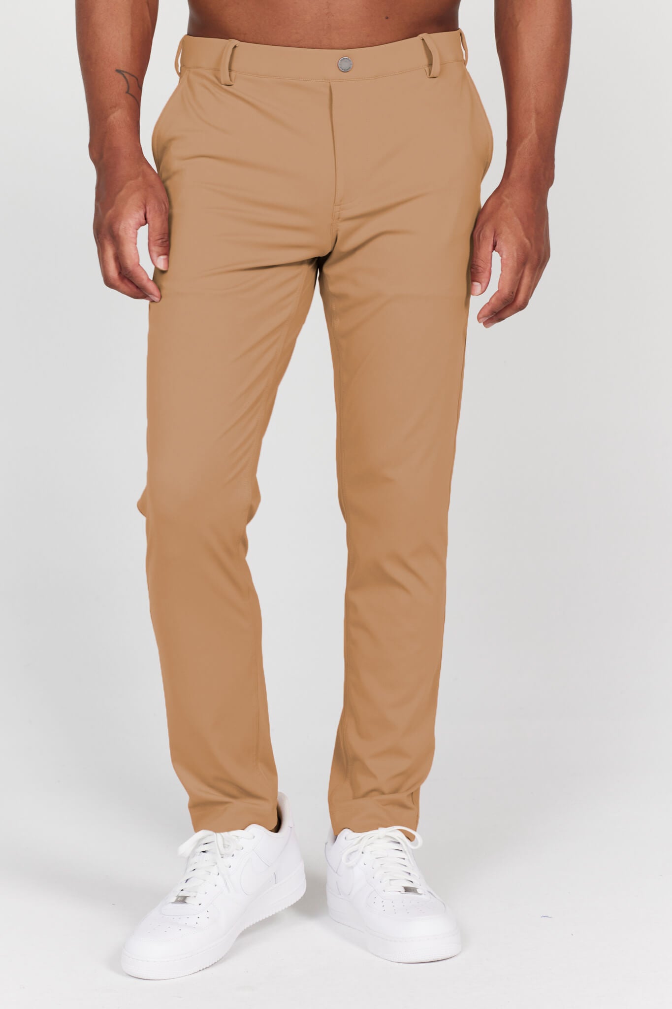 Bradley Pull-On Trouser in Cappuccino