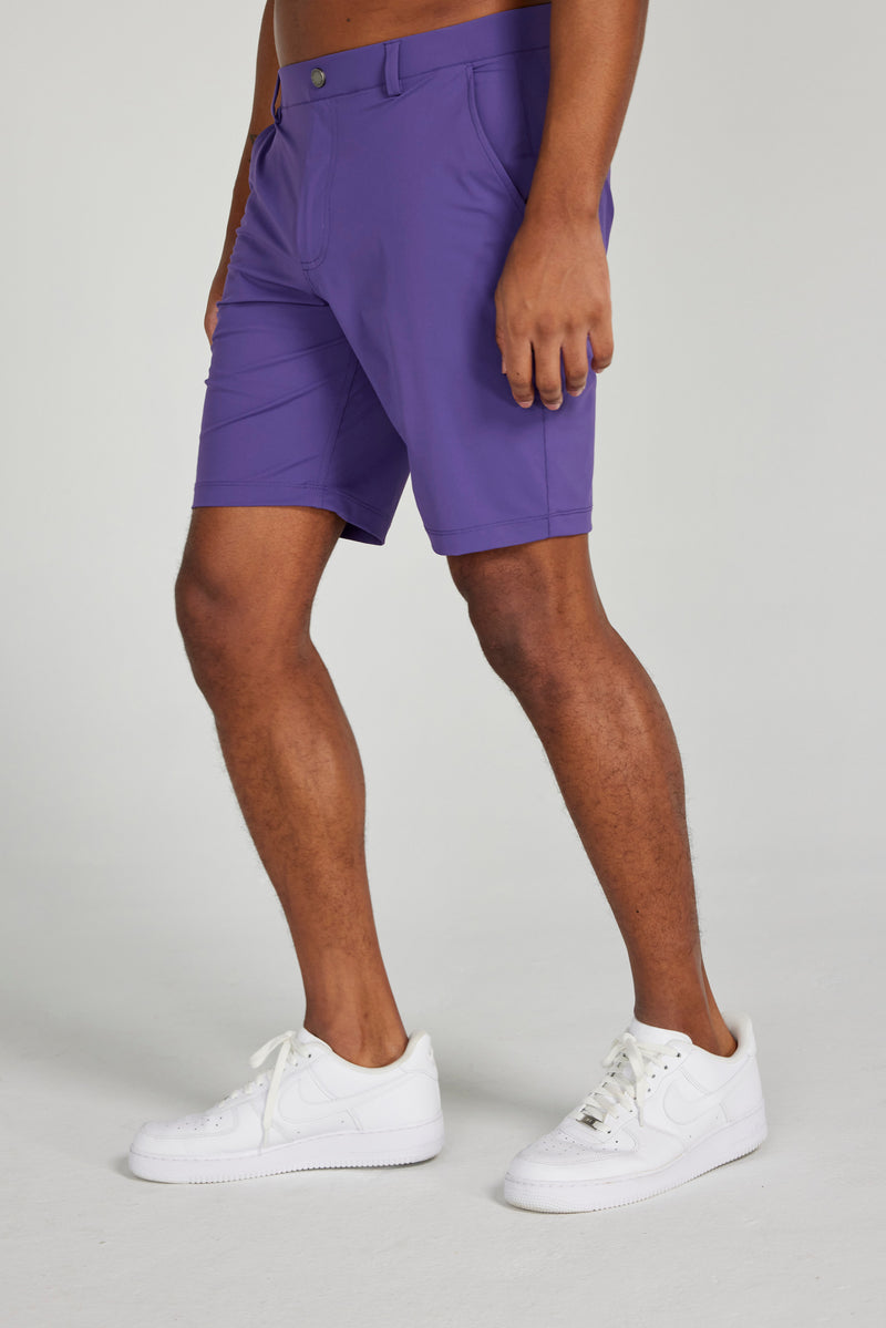 Image of Hanover Pull-On Short in Loganberry