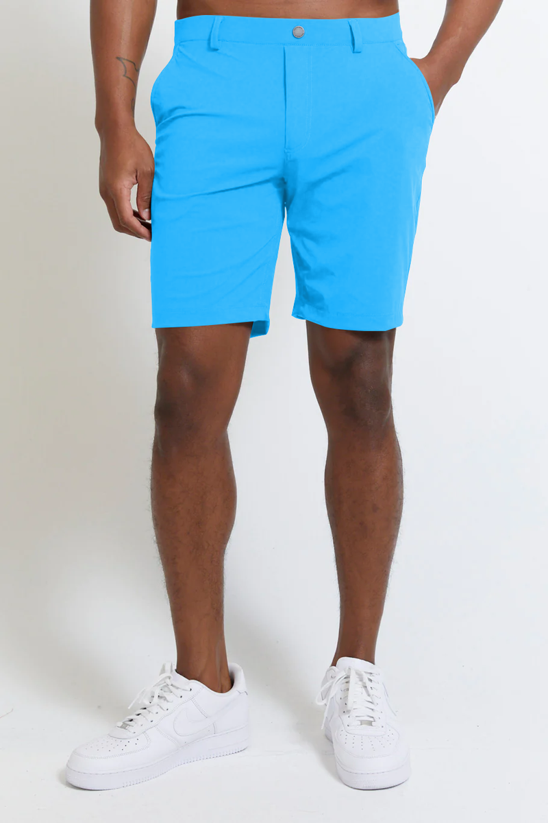 Hanover Pull-On Short in Ibiza Blue