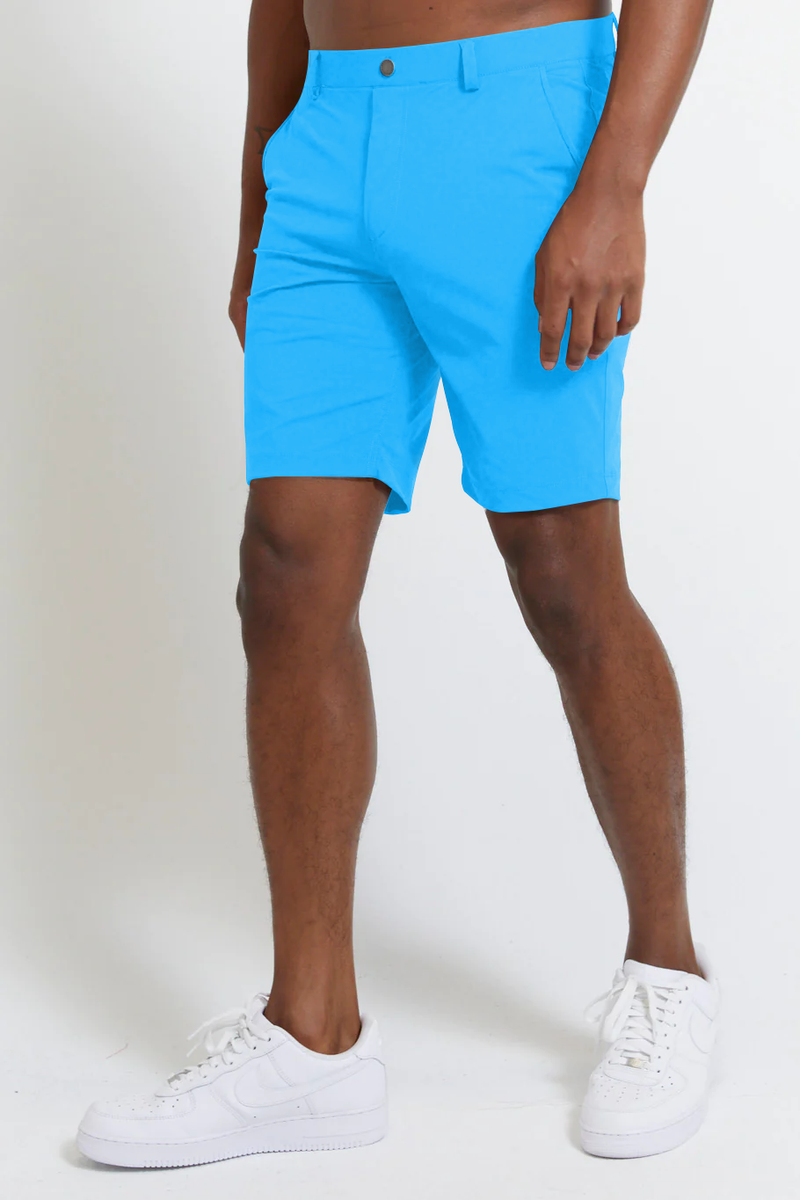 Hanover Pull-On Short in Ibiza Blue