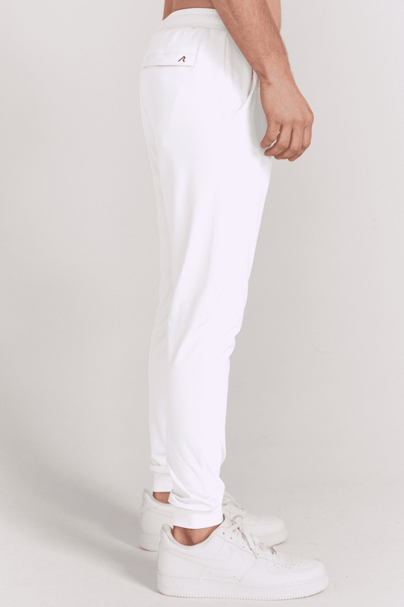 Donahue Jogger in Bright White