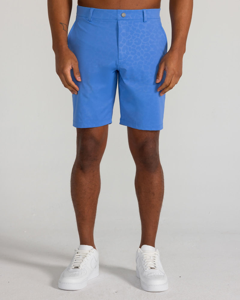 Embossed Varick Pull-On Short in Blue Yonder