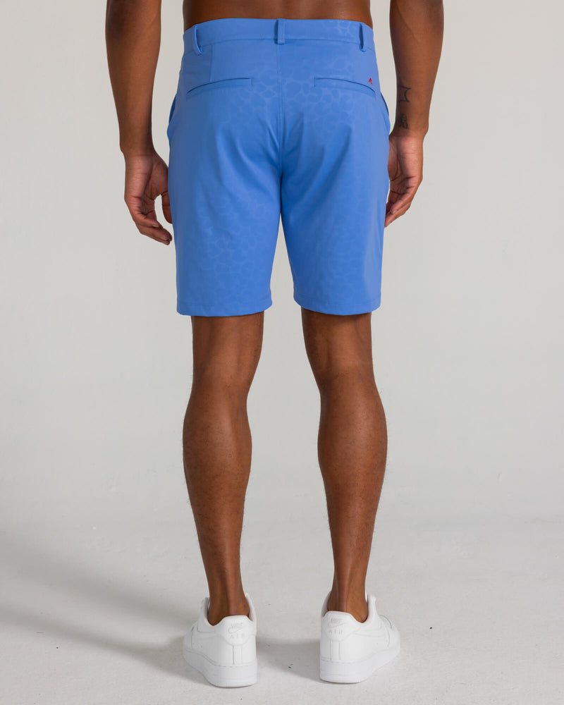 Embossed Varick Pull-On Short in Blue Yonder