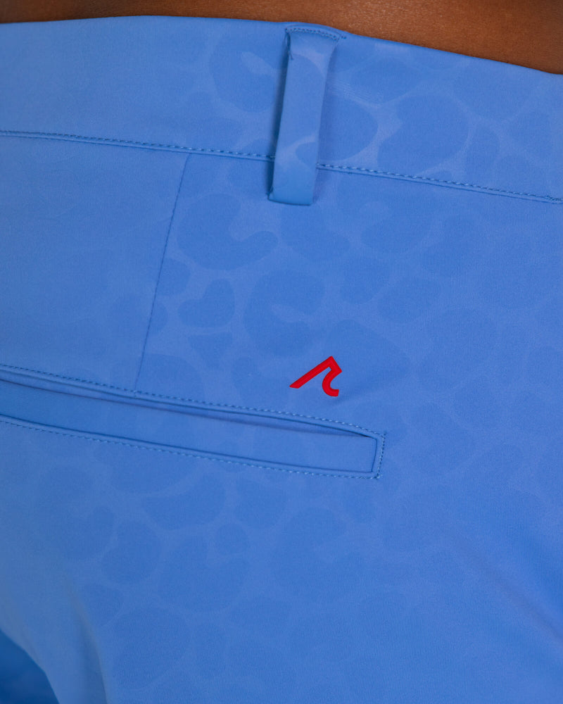 Embossed Varick Pull-On Short in Blue Yonder