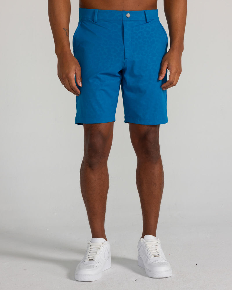 Embossed Varick Pull-On Short in Seaport