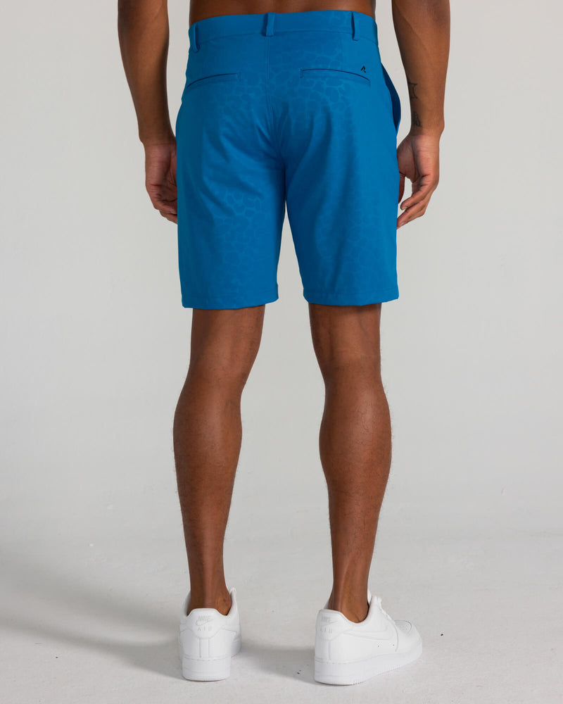 Embossed Varick Pull-On Short in Seaport