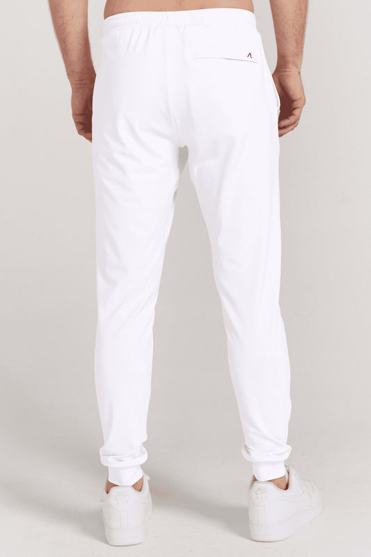 Donahue Jogger in Bright White