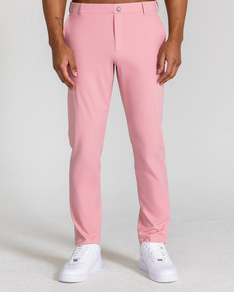 Bradley Pull-On Trouser in Salmon