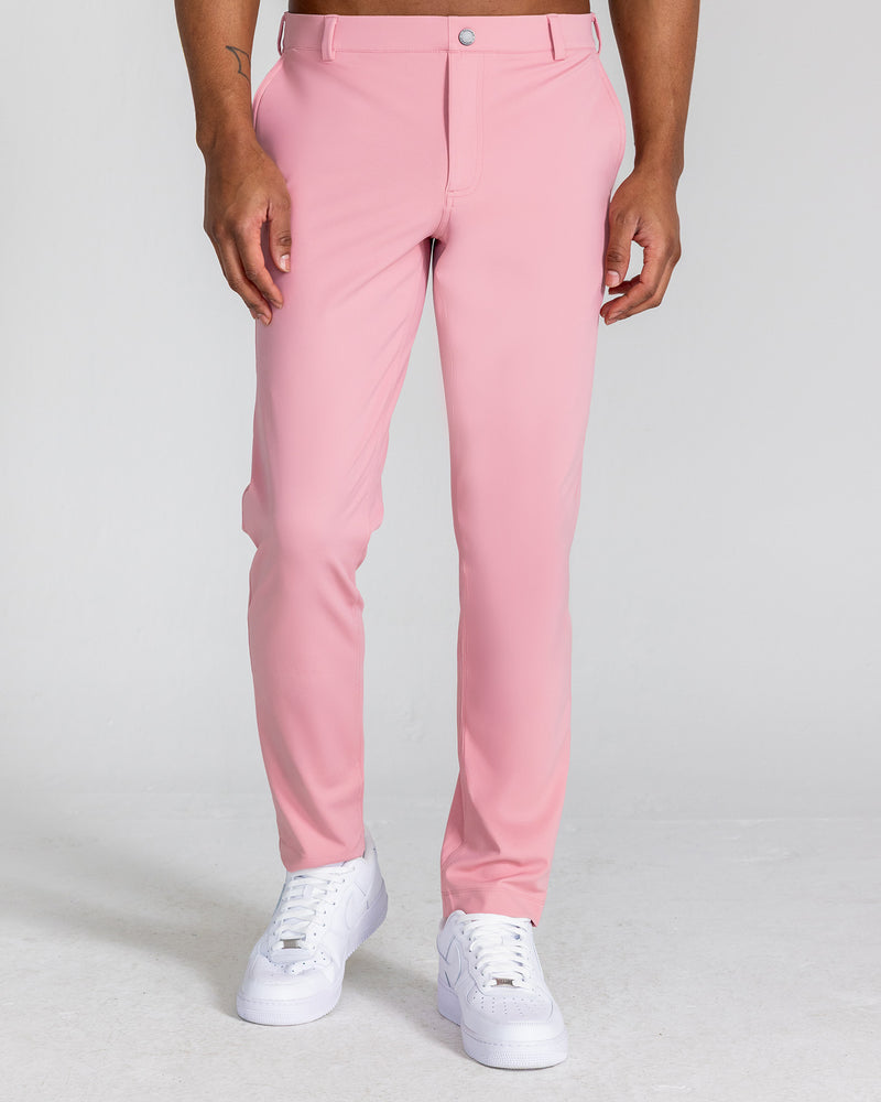 Bradley Pull-On Trouser in Salmon
