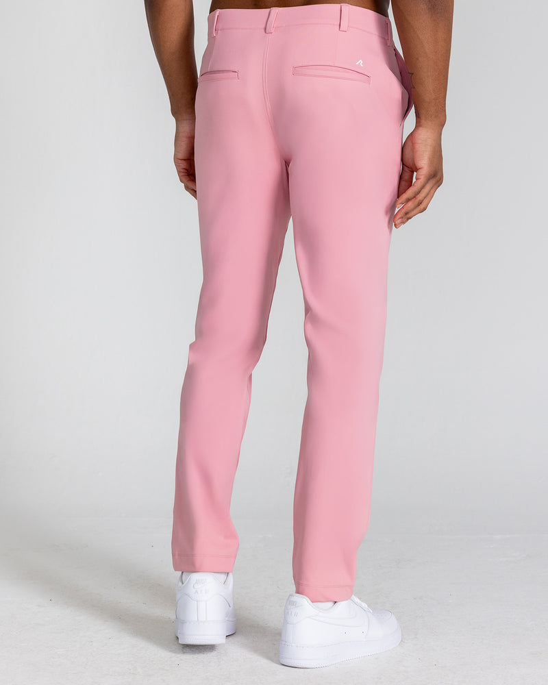Bradley Pull-On Trouser in Salmon