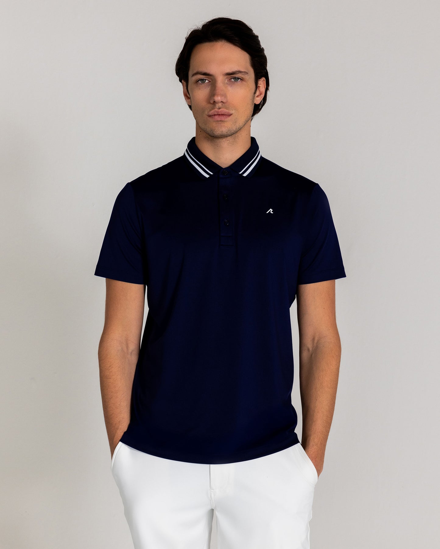 Cadman Polo in Midnight Navy