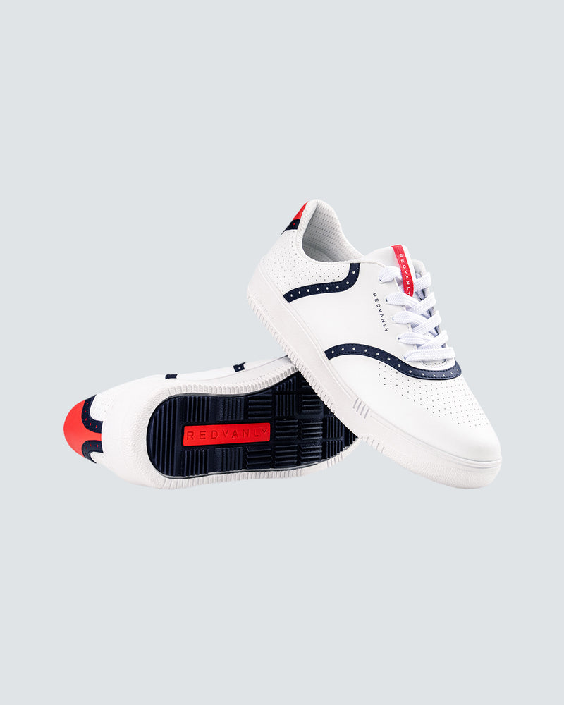 Cavalier Shoe in Navy/Red