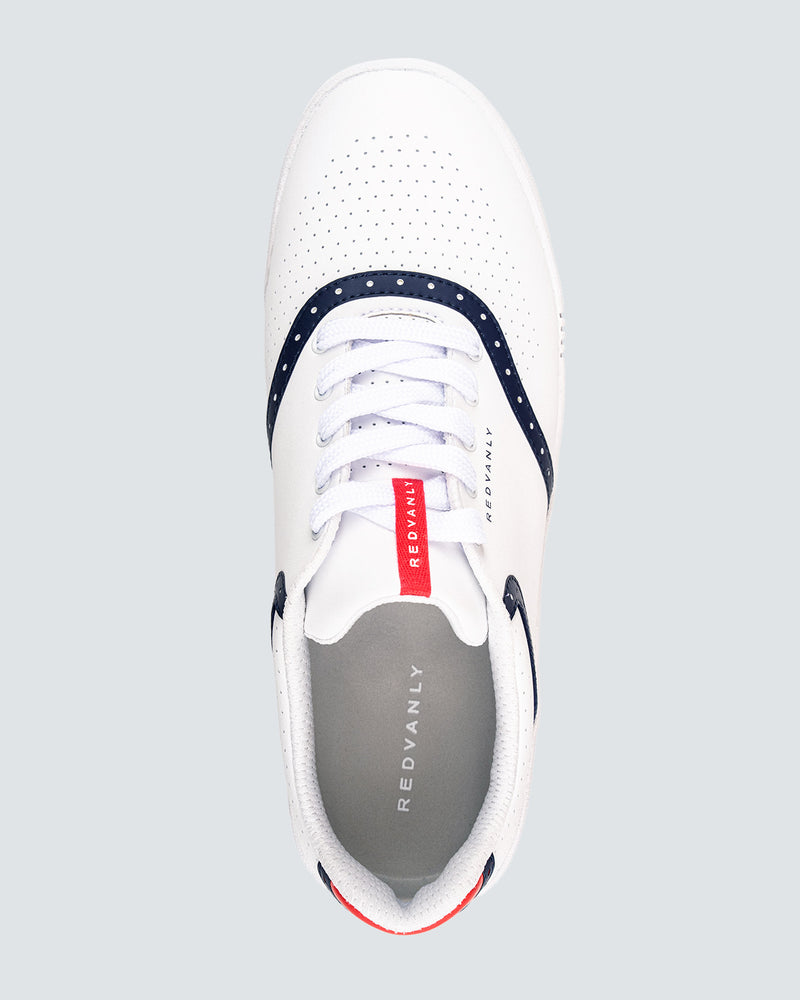 Cavalier Shoe in Navy/Red