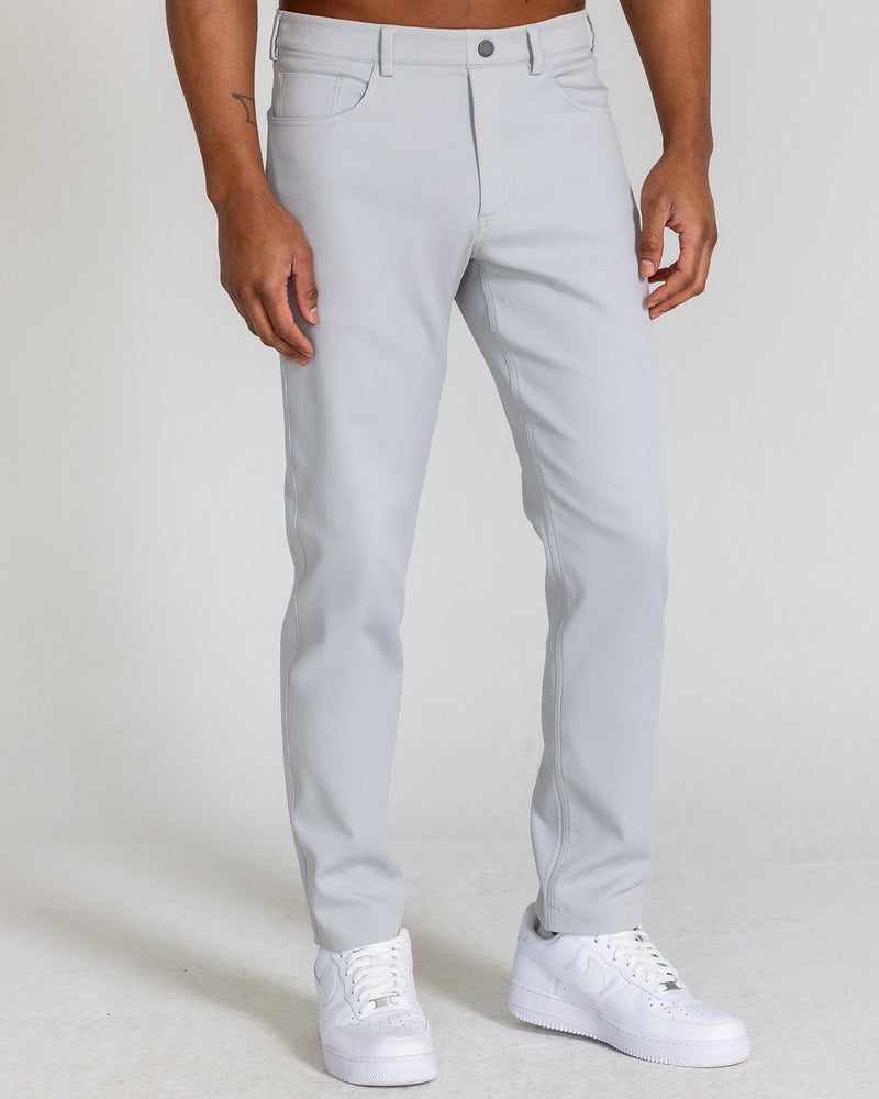 Calvin Pull-On Chino in Glacier Gray