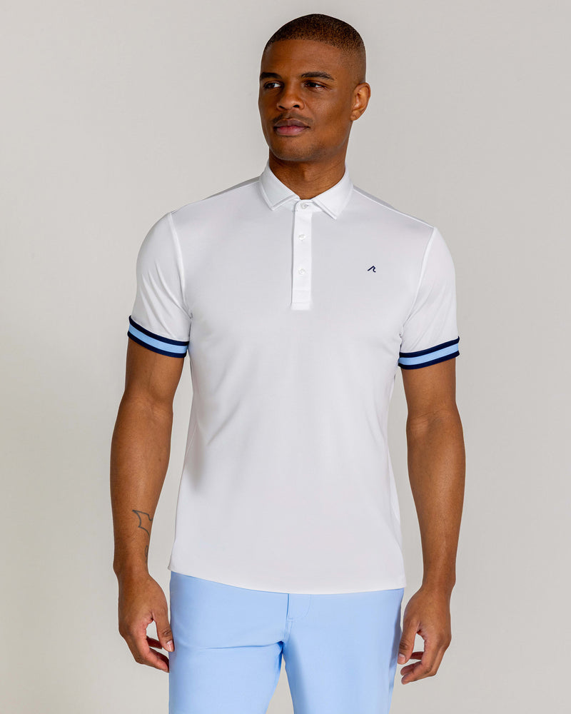 Cromac Pique Polo in Bright White