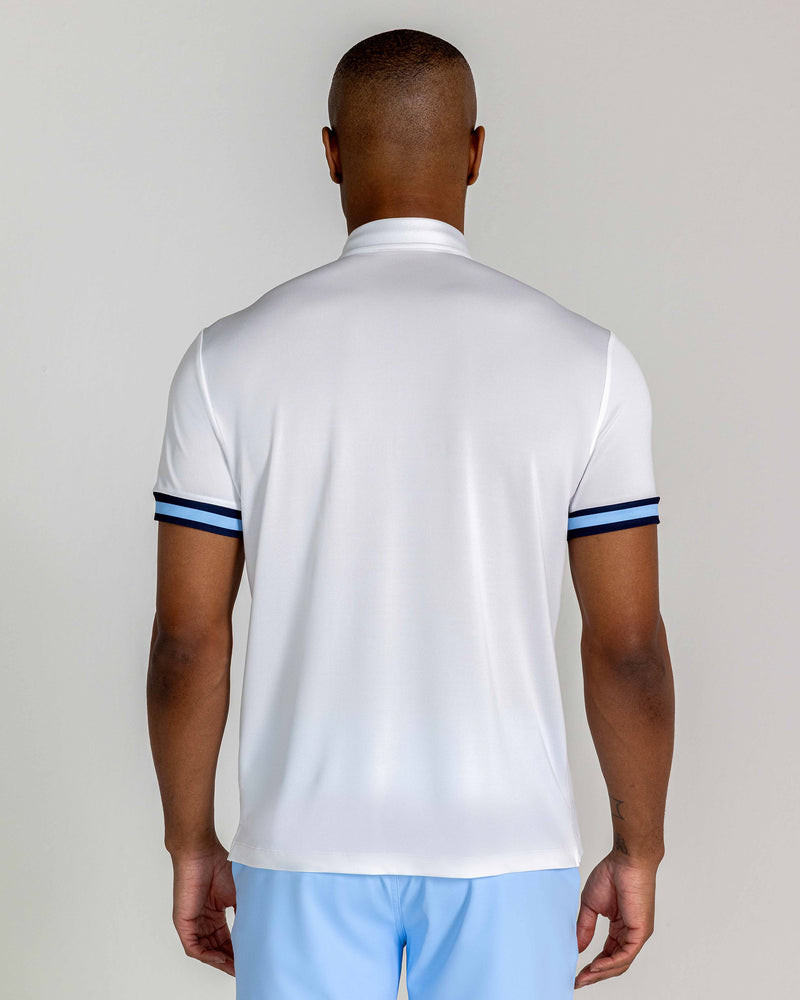Cromac Pique Polo in Bright White