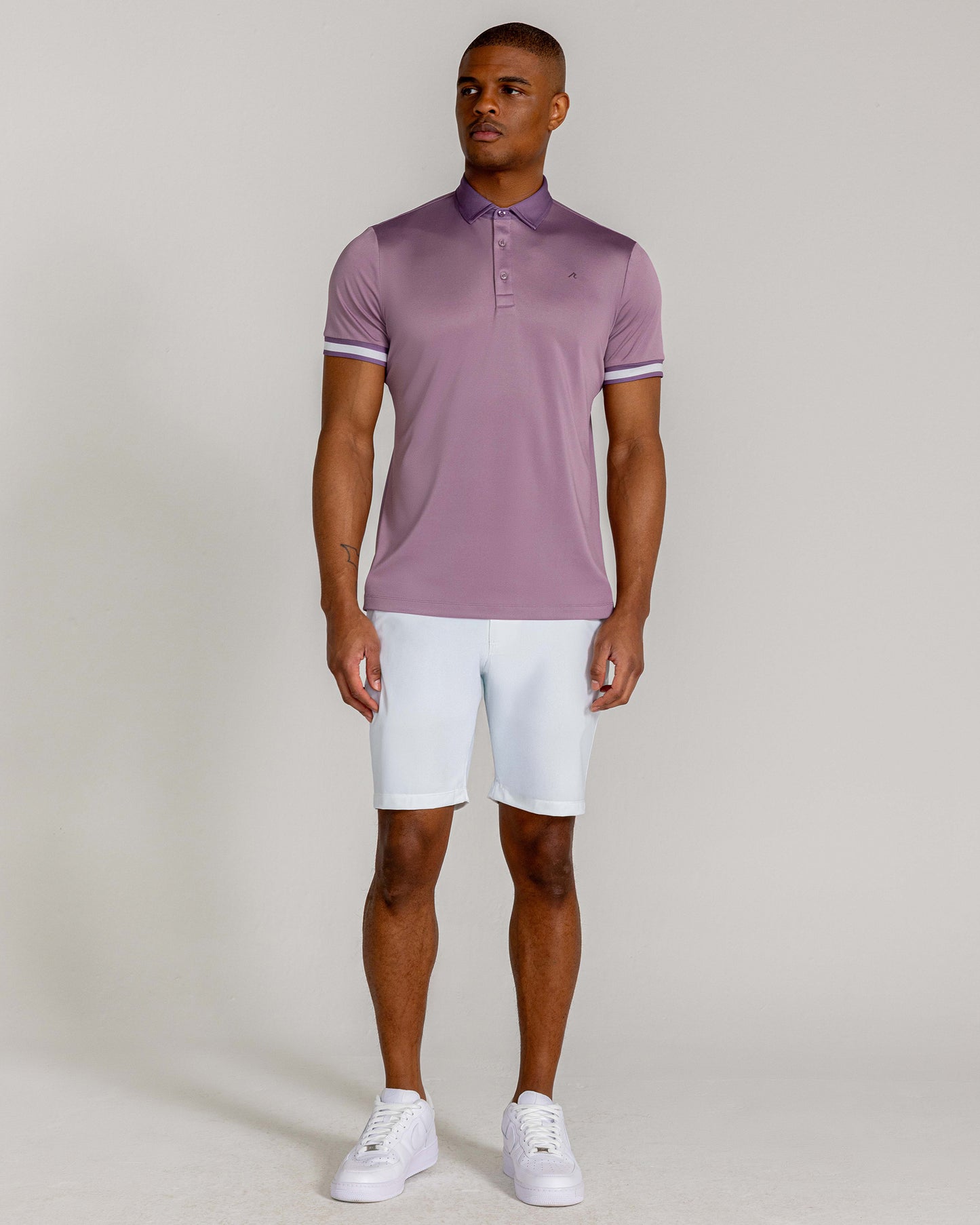 Cromac Pique Polo in Lilac