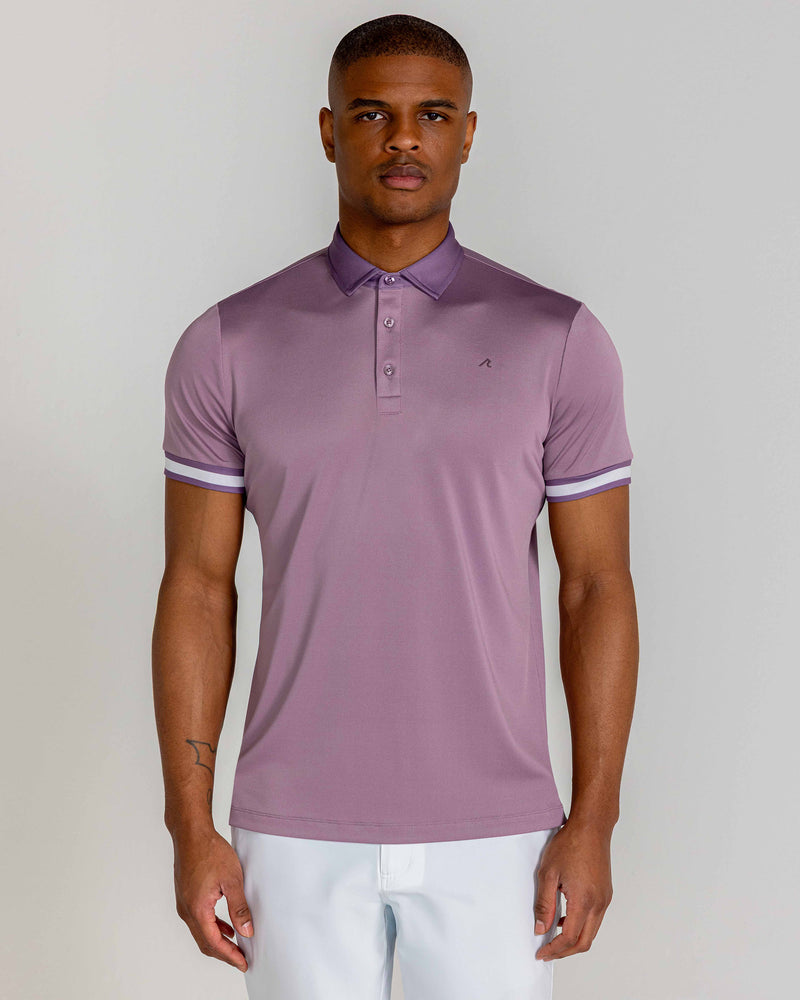 Cromac Pique Polo in Lilac