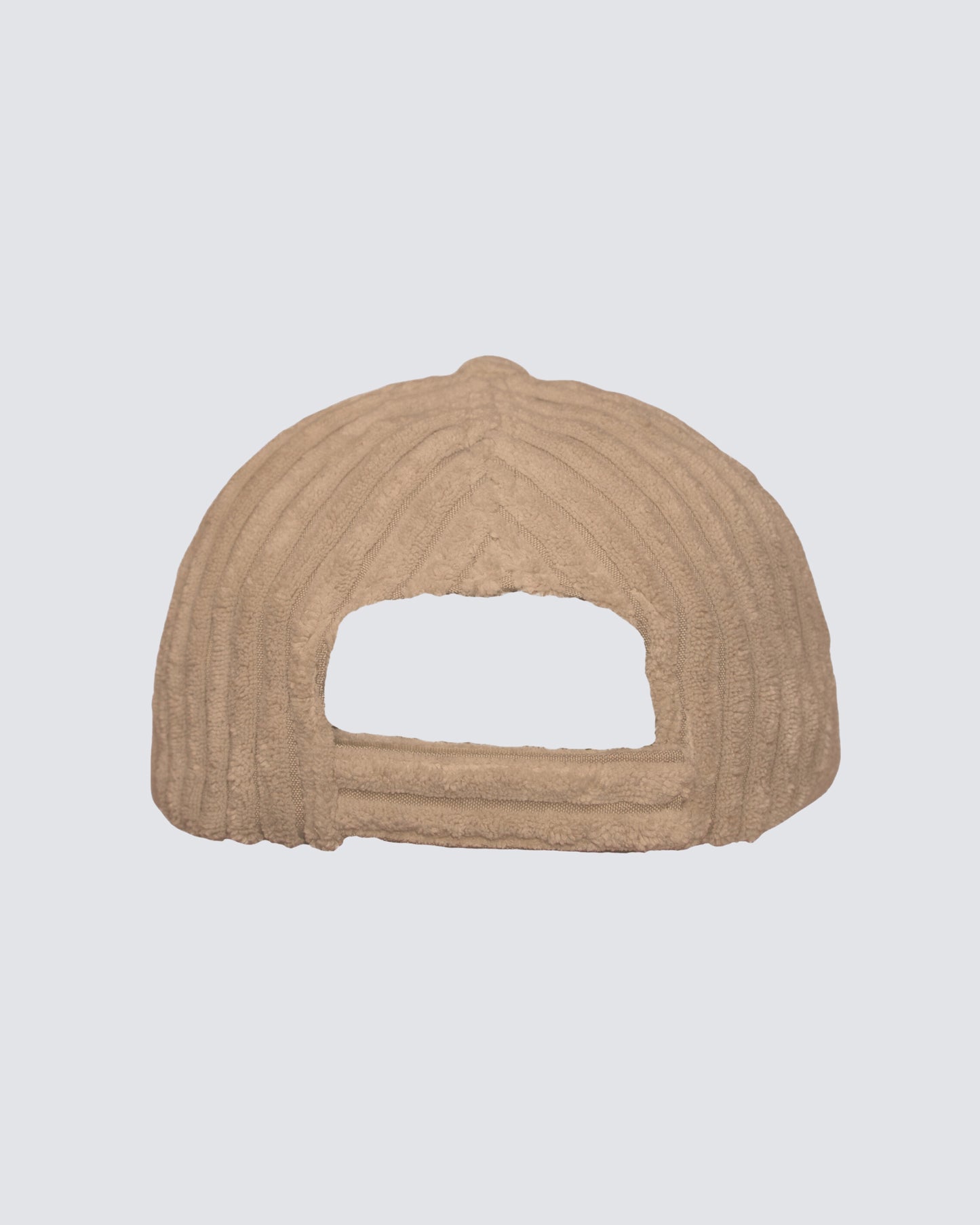 'r' Icon 6 Panel Corduroy Hat in Sand
