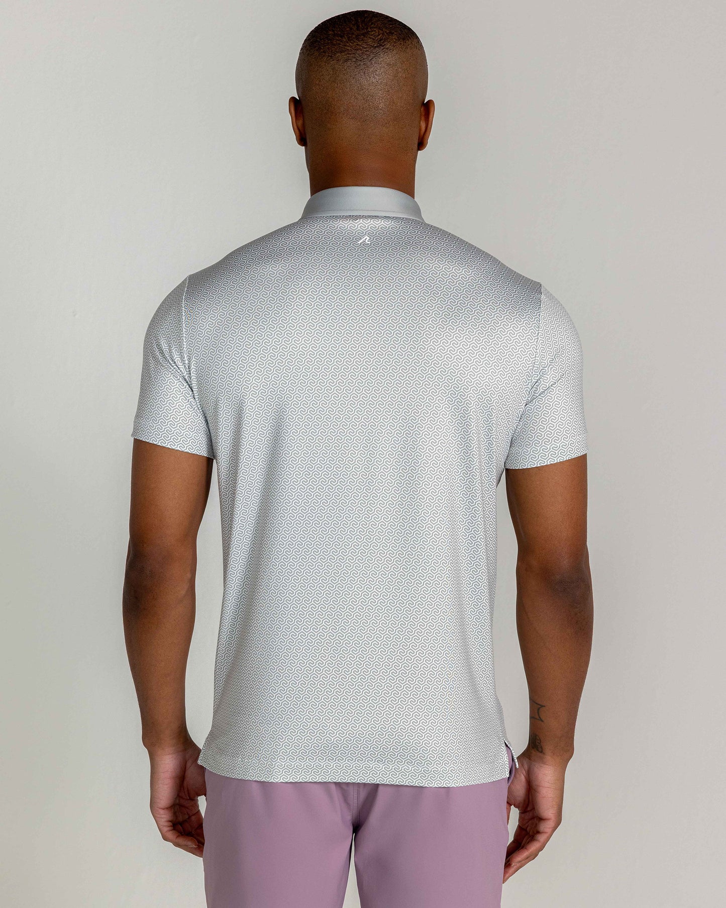 Grafton Polo in Glacier Gray
