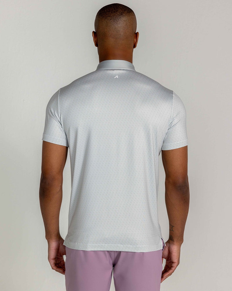 Grafton Polo in Glacier Gray