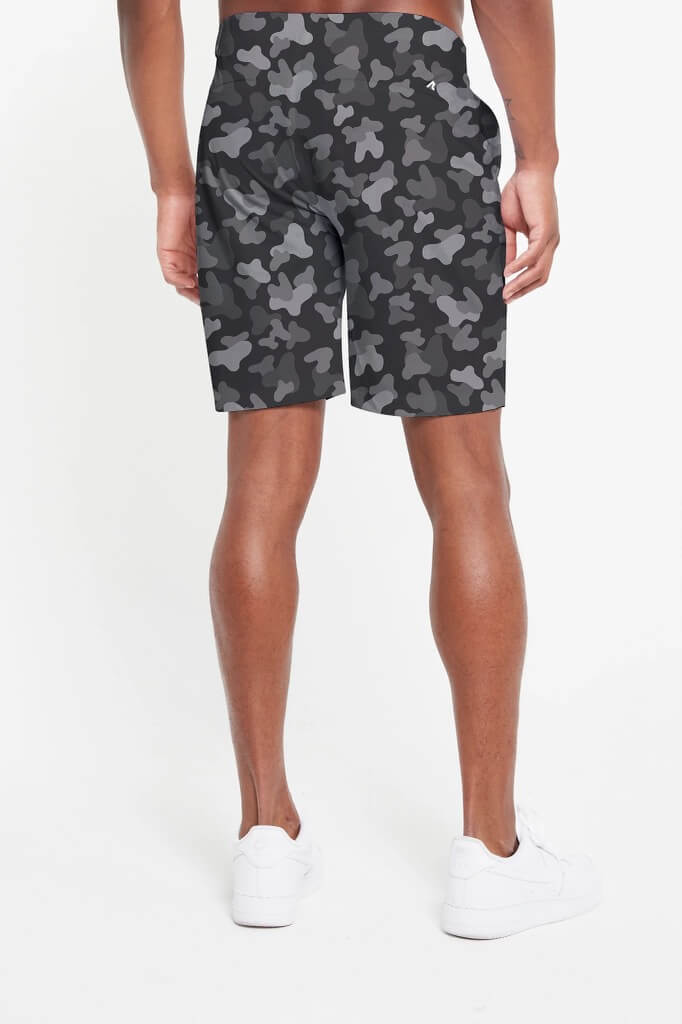 Hanover Spotted Camo Pull-On Short in Tuxedo