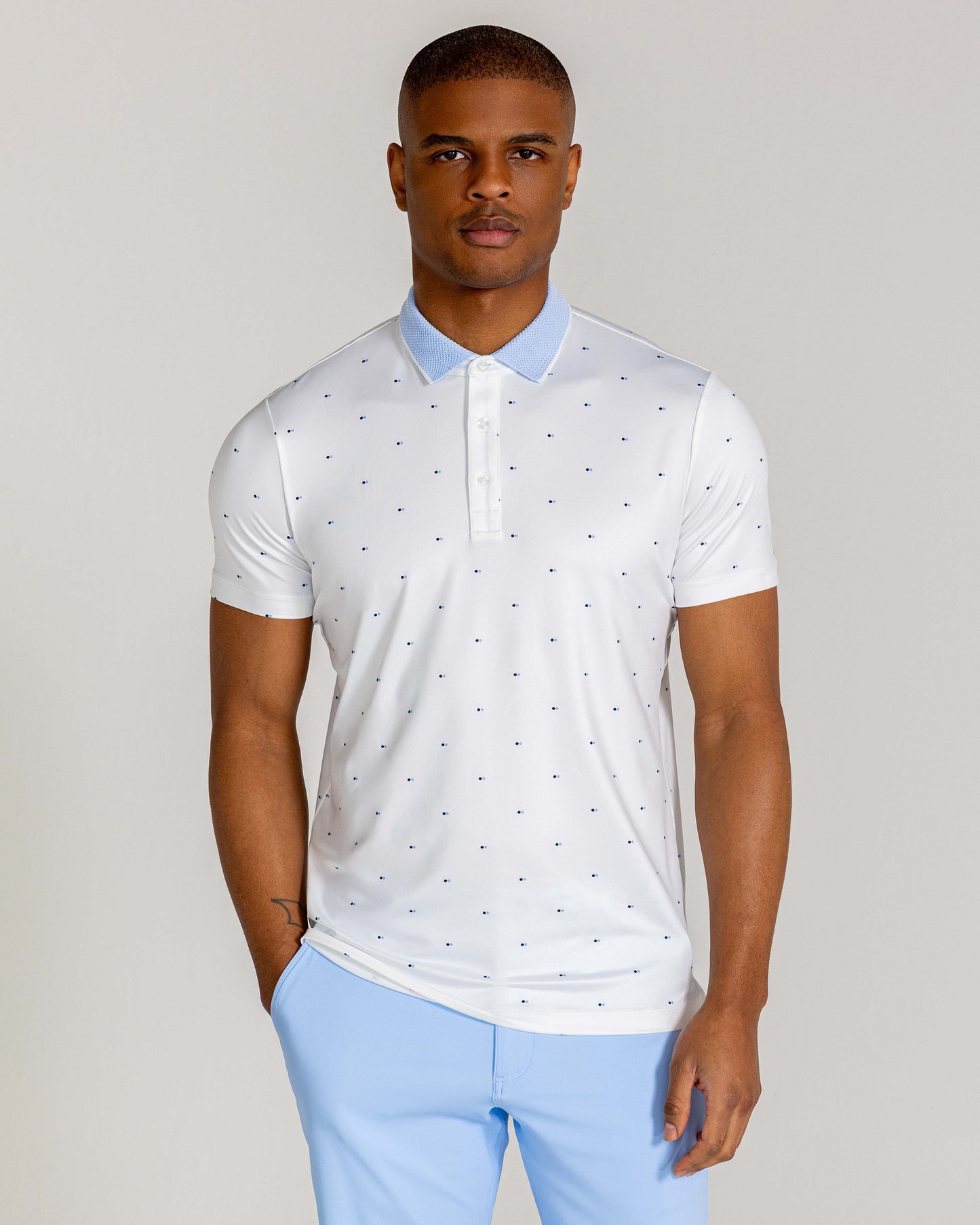 Herbert Polo in Bright White