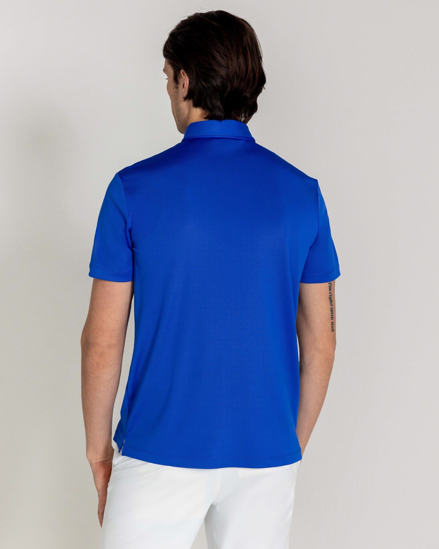 Holland Pique Polo in Harbor Blue
