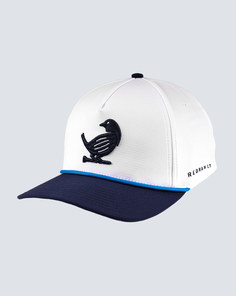 NYGC Bluebird 5 Panel Rope Hat in Bright White
