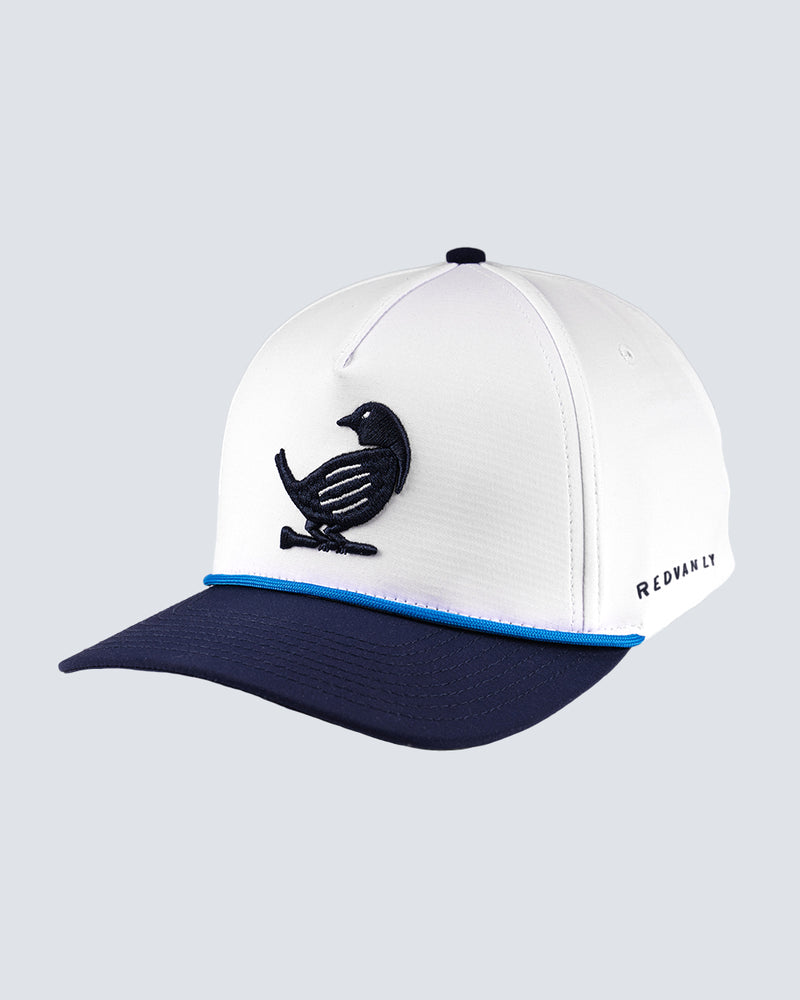 NYGC Bluebird 5 Panel Rope Hat in Bright White