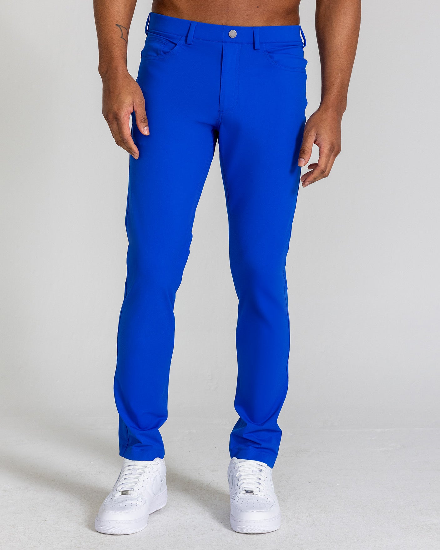 Kent Pull-On Trouser in Harbor Blue