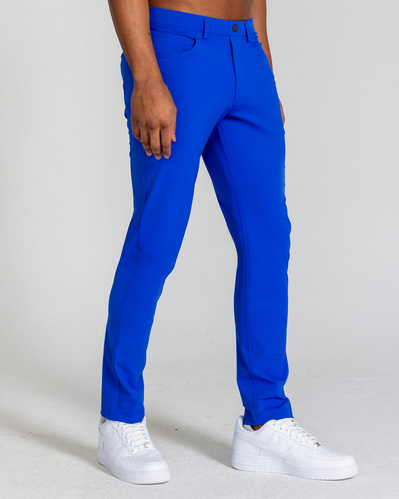 Kent Pull-On Trouser in Harbor Blue