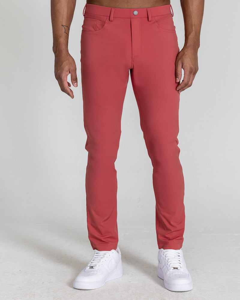 Kent Pull-On Trouser in Lobster