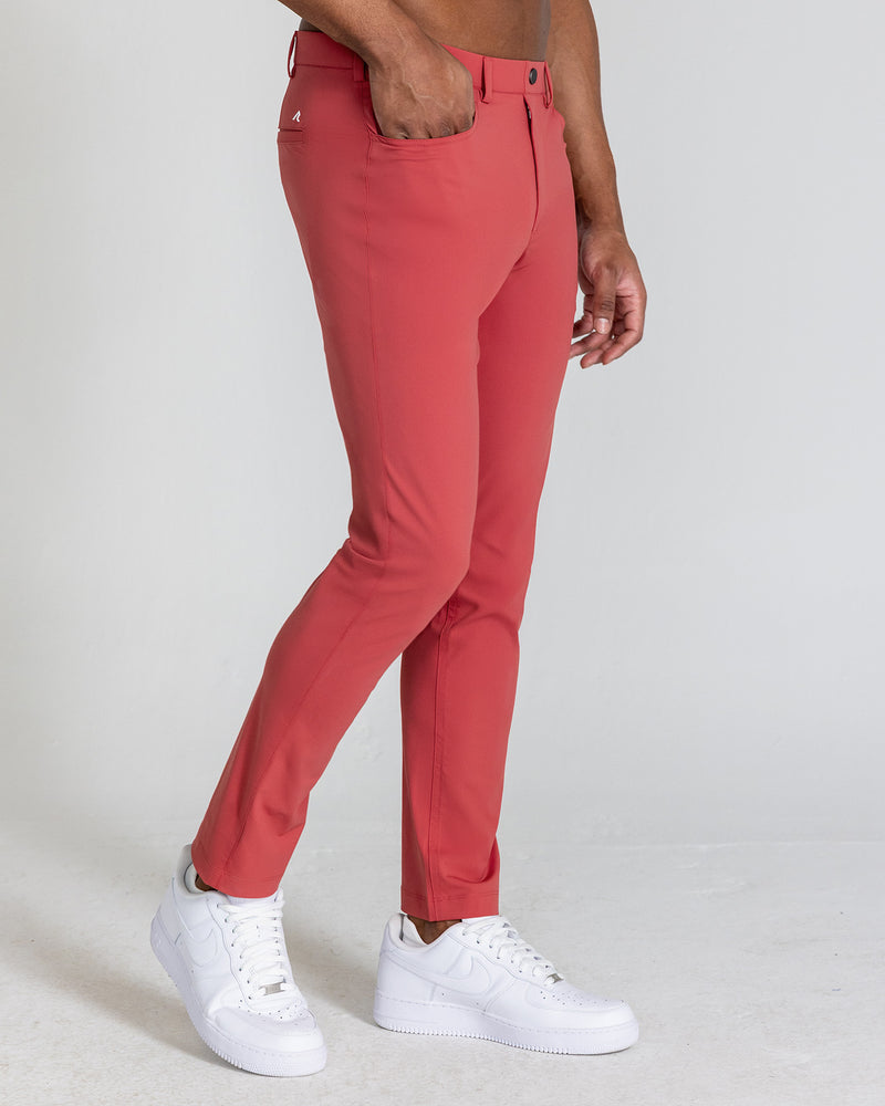 Kent Pull-On Trouser in Lobster