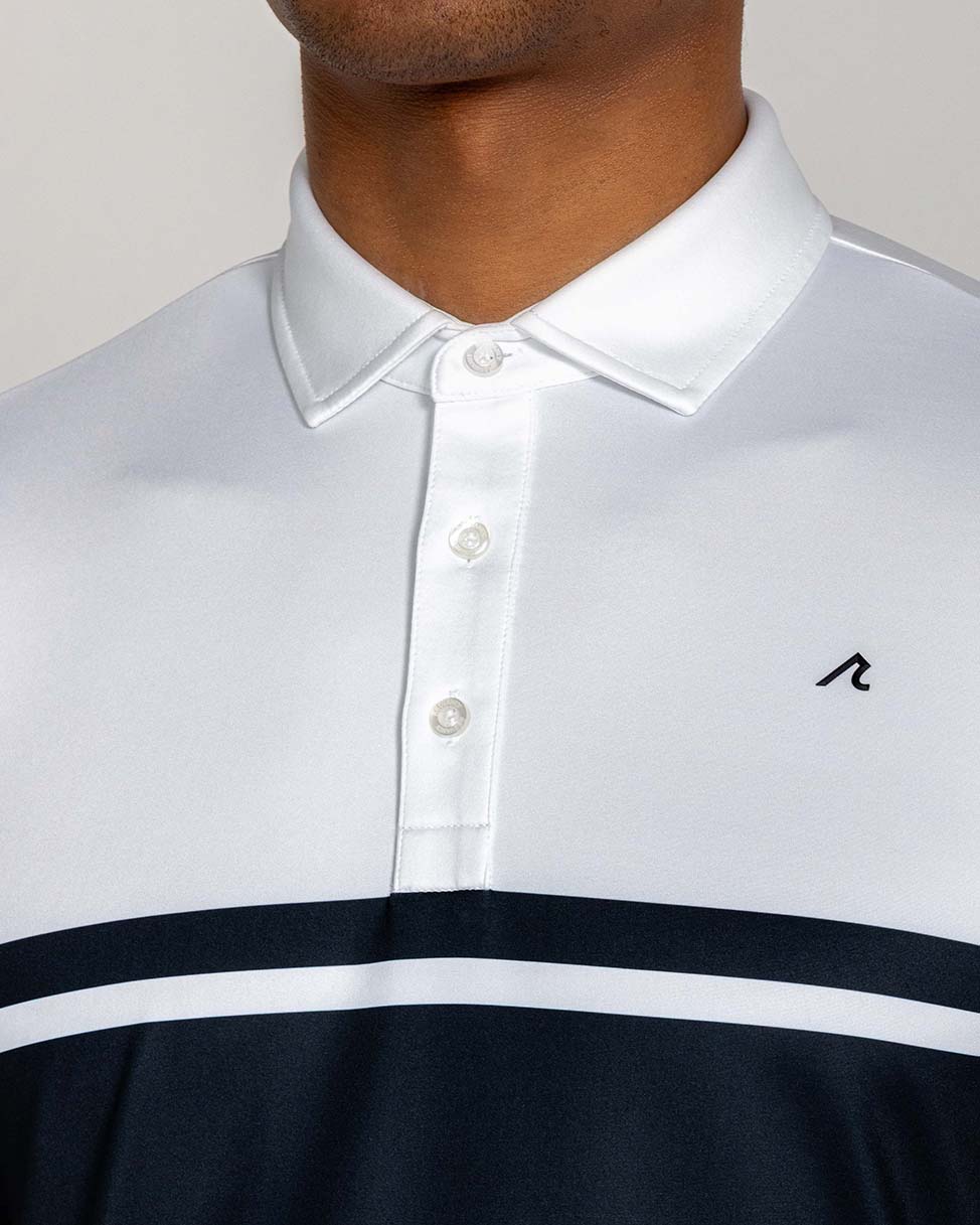 Kildare Polo in Tuxedo/Bright White