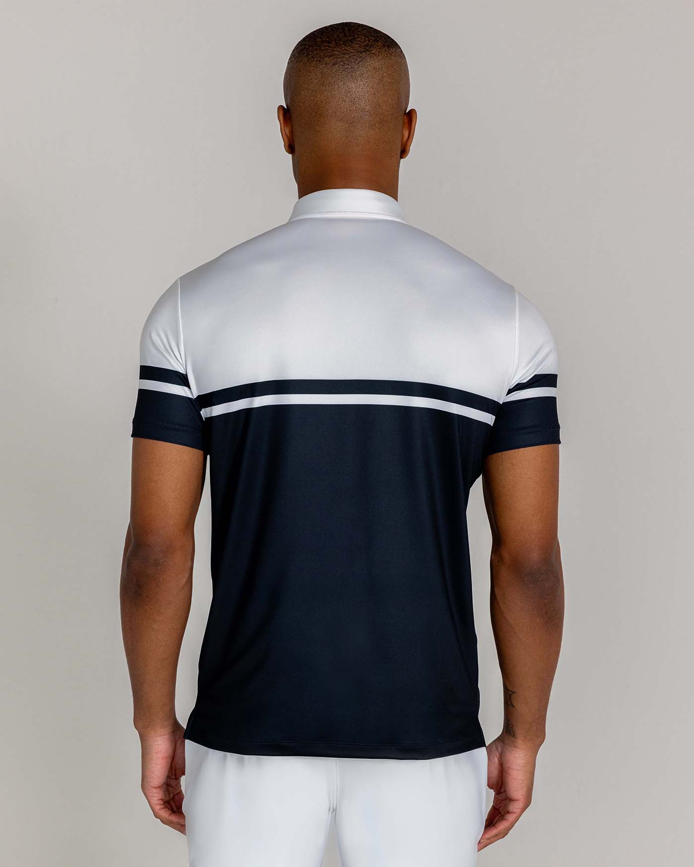 Kildare Polo in Tuxedo/Bright White