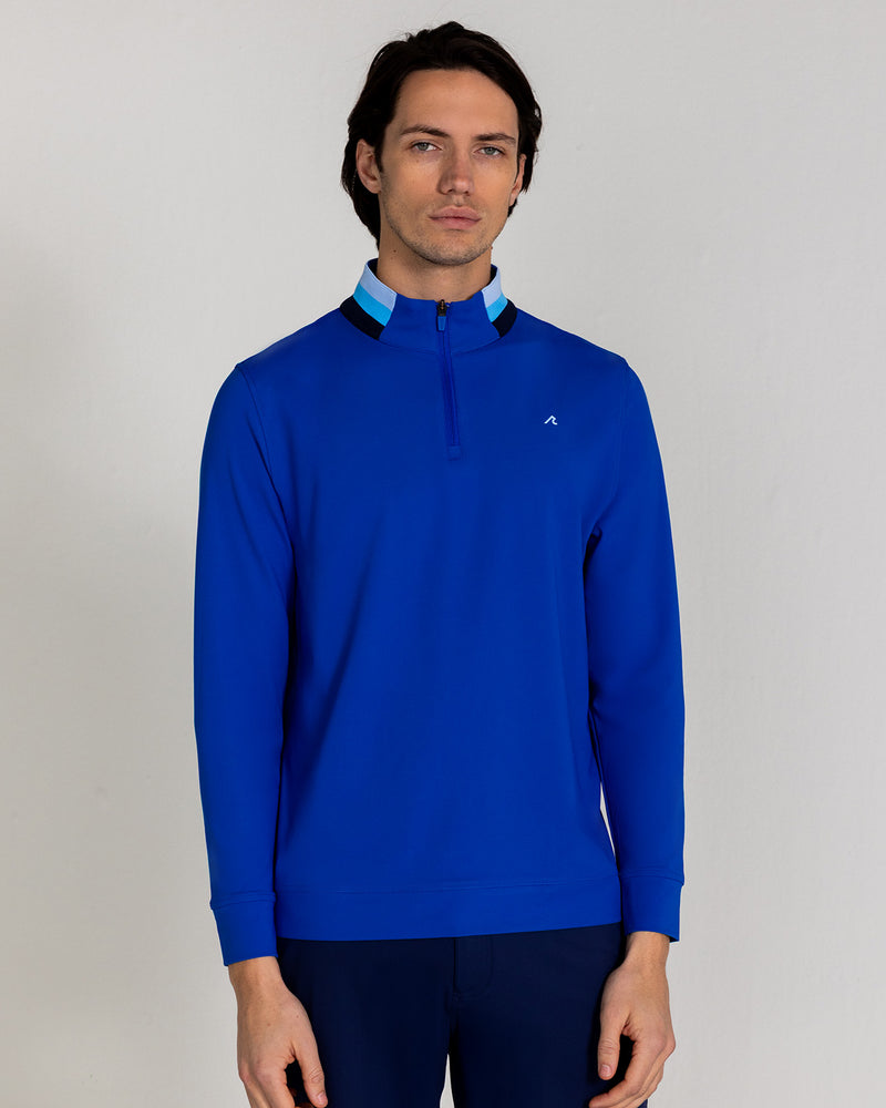 Miller Quarter Zip in Harbor Blue